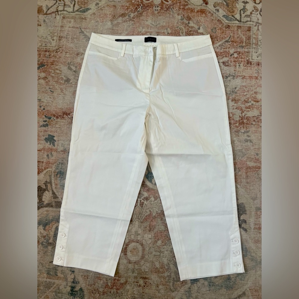 Talbot, perfect skimmer jeans, size 14, white